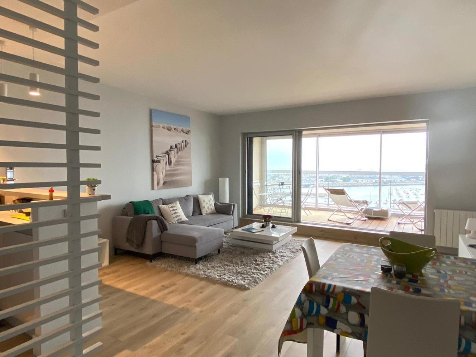 Tres Beau T2 Face Mer Avec Superbe Vue Sur La Baie De La Baule 포르니세 외부 사진
